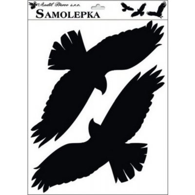 Anděl Přerov Samolepka siluety ptáci 42 x 30 cm č.3 – Zboží Mobilmania