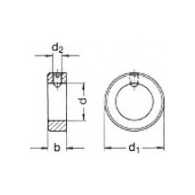 kroužek 45x70x18 BEZ PÚ se stavěcím šroubem DIN 705/553 [1 ks] – Sleviste.cz