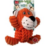 Dog Fantasy Safari tygr s uzlem pískací 18 cm – Zbozi.Blesk.cz