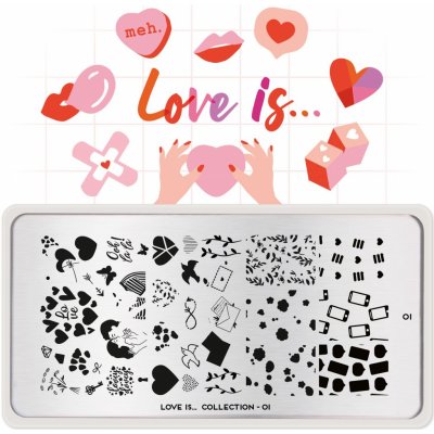 MoYou Image destička Love is... 01 – Zbozi.Blesk.cz