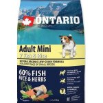 Ontario Adult Mini 7 Fish & Rice 6,5 kg – Sleviste.cz