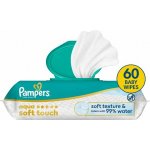 Pampers Dětské čisticí ubrousky, Aqua Soft Touch Baby 60 ks – Zbozi.Blesk.cz