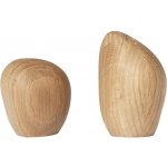FERM LIVING Solnička a pepřenka Cairn sada Oak 2 ks – Zboží Dáma