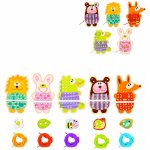 Tooky Toy arkádová hra Zvířátka na šněrování 5v1 – Zboží Dáma