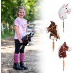 Hobby Horse HKM Bella beginner hnědá bílá – Sleviste.cz
