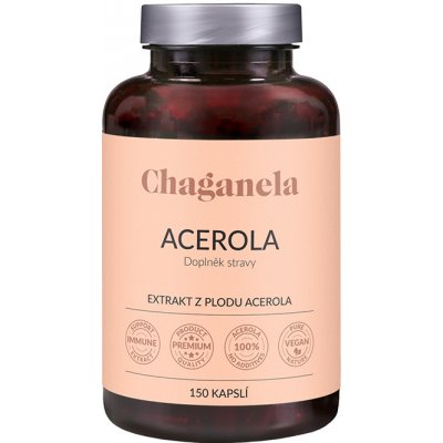 Chaganela Acerola přírodní vitamín C 150 kapslí – Hledejceny.cz