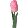 Květina Umělá květina růžový tulipán – 50 cm