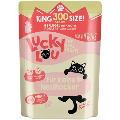 Lucky Lou Lifestage Kitten drůbež 6 x 300 g