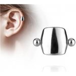 Šperky4U cartilage piercing do ucha se štítem CP1021 – Zboží Dáma