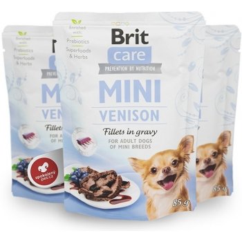 Brit Care Mini Venison Fillets in Gravy 85 g