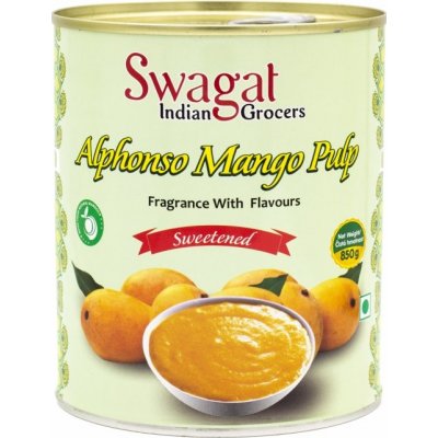 Swagat Alphonso Mangové pyré Mango Pulp 850 g – Zboží Mobilmania