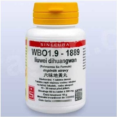 Sinecura WBO1.9 liuwei dihuangwan 60 tablet – Hledejceny.cz