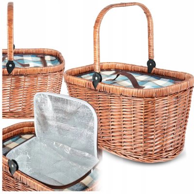 Bestent Piknikový proutěný koš Cool – Zboží Mobilmania