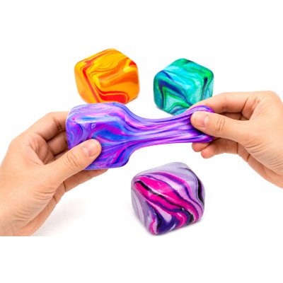 Antistresová Squishy kostka Mramorová Edice 5cm – Sleviste.cz