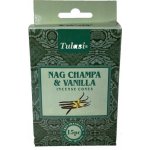 Tulasi Nag Champa Vanilla indické vonné františky 15 ks – Zboží Dáma