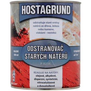 Barvy A Laky Hostivař Hostagrund odstraňovač starých nátěrů P8214, 600 ml