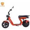 Elektrická motorka Dayi E-BADLUR 2.0 FAT 60km/h - Oranžová