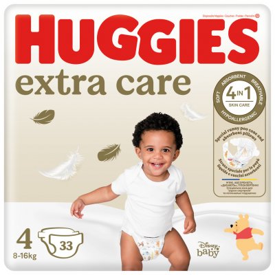 HUGGIES Extra Care 4 33 ks – Zbozi.Blesk.cz