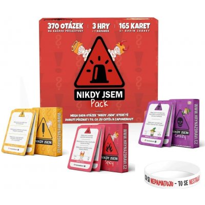 Nikdy Jsem PACK – Zboží Živě