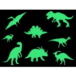 Nalepte.cz Svítící dinosauři arch, rozměry 20 x 20 cm – Zbozi.Blesk.cz