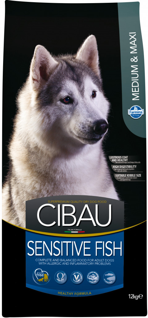 Cibau Dog Sensitive Fish / Rice Medium / Maxi 12 kg