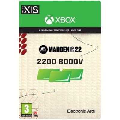 Madden NFL 22 2200 Madden Points – Zboží Mobilmania