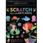 Fandy Obrázek škrabací Mark 9 ks mořská panna – Sleviste.cz