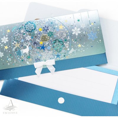 ARGUS Obálka na peníze vánoční luxusní 81-6059 – Zboží Dáma