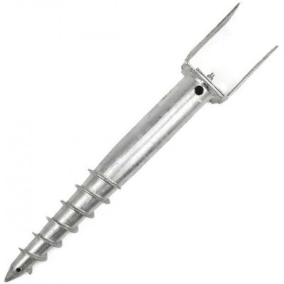 Zemní vrut U 80-170×700 mm – na pergoly a ploty (bez betonování) – Hledejceny.cz