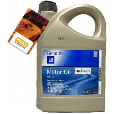 GM Motor Oil Dexos 2 5W-30 4 l – Sleviste.cz
