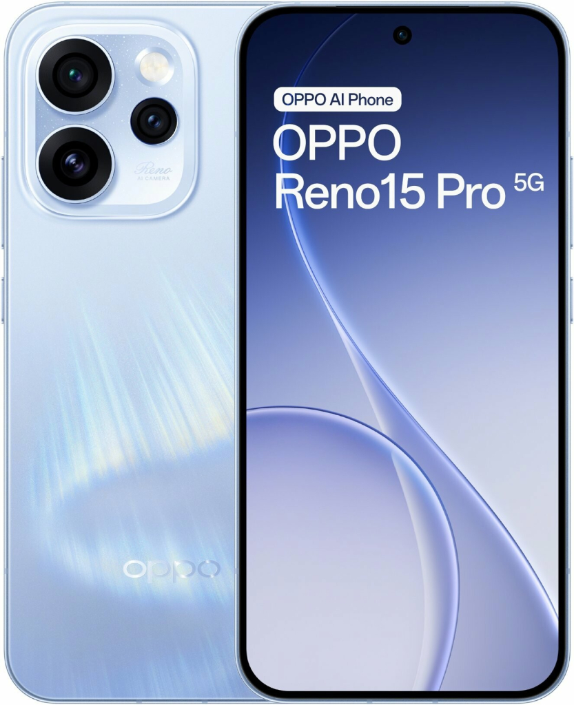 OPPO Reno15 Pro 5G 12GB/512GB Aurora Blue na Heureka.cz