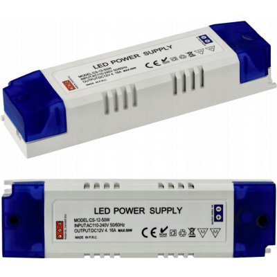 BERGE Zdroj pro LED nábytek 12V - 50W - 4,17A - IP20 PS-ME-12V-50W – Sleviste.cz