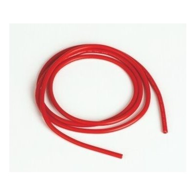 Graupner Silikonový kabel 2,0qmm 14AWG 1 m červený
