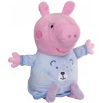 Simba Peppa Pig 2v1 plyšový usínáček hrající + světlo modrý 25 cm – Sleviste.cz