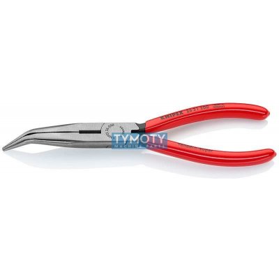 KNIPEX 26 21 200 Půlkulaté úzké ploché kleště s břity, plastové návleky, fosfátováno – Zbozi.Blesk.cz