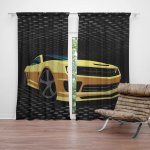 Sablio Závěs Chevrolet Camaro Puntíky: 2ks 140x250cm – Hledejceny.cz