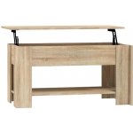 Nábytek XL 809704 101 x 49 x 52 cm dub sonoma – Zboží Dáma