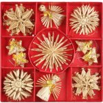 Anděl Přerov Slaměné ozdoby v krabičce 17 ks – Hledejceny.cz