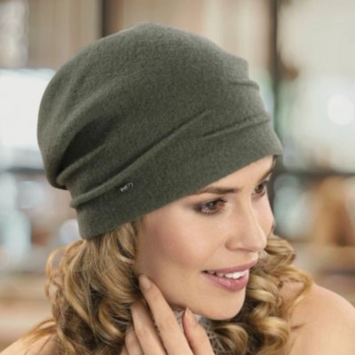 Krumlovanka dámská zimní čepice W-0436/671 khaki – Hledejceny.cz