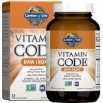 Garden of Life Vitamin Code Raw Iron 22 mg 30 kapslí – Hledejceny.cz