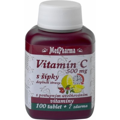 MedPharma Vitamín C 500 mg s šípky 107 tablet – Sleviste.cz