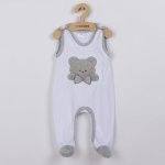 NEW BABY Luxusní kojenecké dupačky Honey Bear s D aplikací