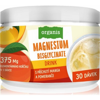 Organis Magnesium Bisgl.Drink mango a pomer.102 g – Hledejceny.cz