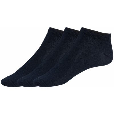 LIVERGY Pánské nízké ponožky s BIO bavlnou, 3 páry (39/42, navy modrá)