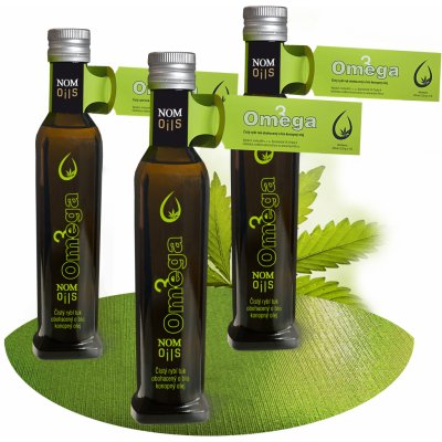 Nom Oils Omega 3 s BIO konopným olejem 240 ml