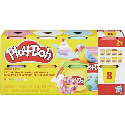 Play-Doh Hasbro Balení 8 ks Kelímků 85g duhové barvy – Zboží Mobilmania