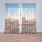 Záclony Skály v poušti 2: 2 ks - 150x250 cm - Sablio – Hledejceny.cz