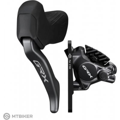 Shimano GRX BL-RX825L/BR-RX820F Di2 řazení/hydr. brzda, 1x12, Flat Mount, had. 1 000 mm – Zboží Mobilmania