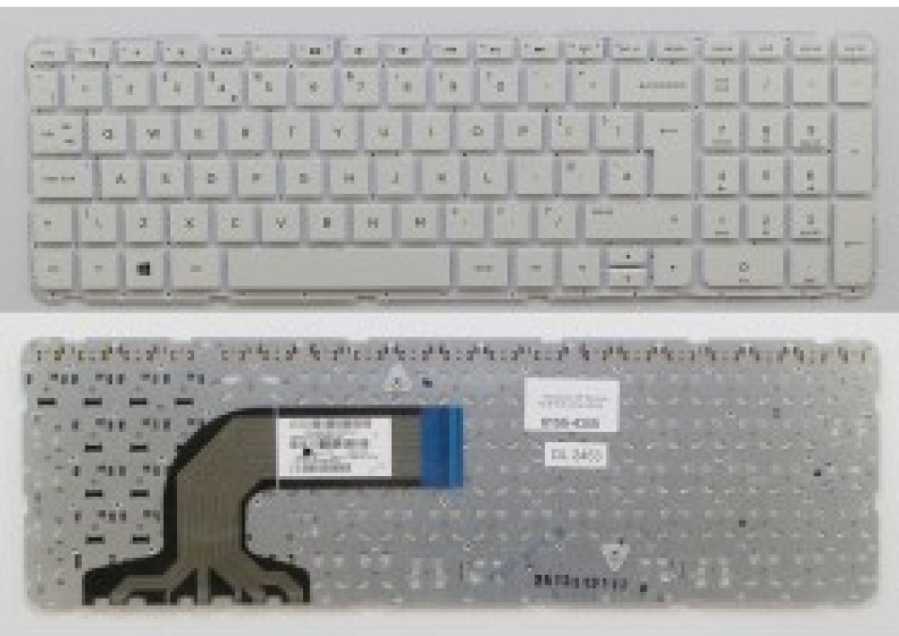 klávesnice HP Pavilion 15-R 15-N 15-E 250 G2 250 G3 255 G2 255 G3 256 G2  white UK no frame | Srovnanicen.cz