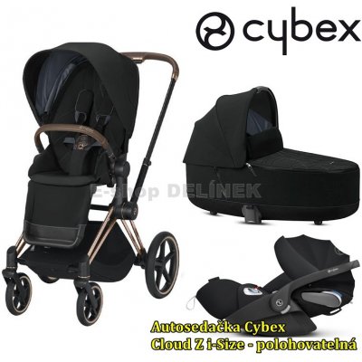 Cybex Set Priam Rosegold Seat Pack + Cloud Z i-Size deep black 2020 od 42  580 Kč - Heureka.cz